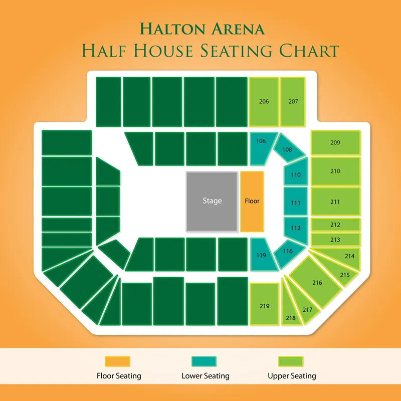 Half House Seating Chart